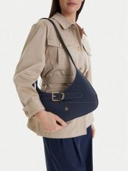 Beverly Hills Polo Club Torebka CEO-BHPC-C-018-09 Granatowy. Niebieskie torebki klasyczne damskie Beverly Hills Polo Club, z materiału, bez dodatków. Za 219.99 zł.