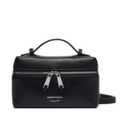 Torebka Emporio Armani. Czarne kuferki damskie Emporio Armani, bez wzorów, bez dodatków. Za 1,439.00 zł.
