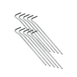 Szpilki do namiotu Easy Camp Steel Pegs 19 cm 10pack. Szare szpilki damskie Easy Camp, bez wzorów, bez obcasa, na szpilce, bez zapięcia. Za 15.99 zł.