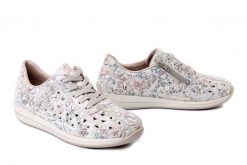 RIEKER N1114-90 multi, półbuty damskie. Półbuty damskie Rieker, na lato, bez wzorów, bez obcasa, bez zapięcia. Za 344.32 zł.