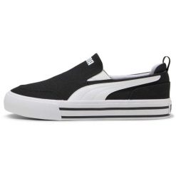 Sneakers Puma Court Classic Vulc Slipon. Czarne obuwie sportowe damskie Puma, bez zapięcia, na fitness i siłownię. Za 390.00 zł.