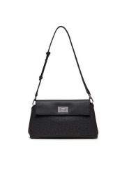 Calvin Klein Torebka Ck Push Shoulder Bag_Epi Mn K60K612143 Czarny. Czarne listonoszki damskie Calvin Klein, bez wzorów, ze skóry, bez dodatków. Za 349.99 zł.