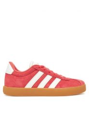 Adidas Sneakersy Vl Court 3.0 K JR2214 Koralowy. Pomarańczowe buty sportowe dziewczęce Adidas, bez wzorów, ze skóry, bez zapięcia. Za 159.99 zł.