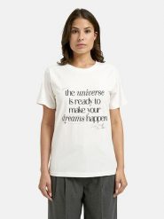 Smith & Soul Koszulka w kolorze kremowym rozmiar: XXL. Brązowe bluzki damskie Smith & Soul, xxl, bez wzorów, z bawełny, bez kołnierzyka, bez ramiączek. Za 78.99 zł.