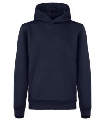 Clique Bluza z kapturem Basic Active Junior z barwionej przędzy – Dark Navy. Niebieskie bluzy damskie CLIQUE, m, bez wzorów, z kapturem. Za 145.56 zł.