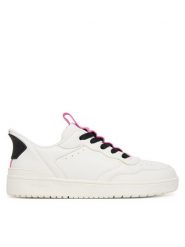 Geox Sneakersy J Washiba Fast In Gi J56NSA 05415 C0563 D Biały. Białe buty sportowe dziewczęce Geox, ze skóry, bez zapięcia. Za 169.99 zł.