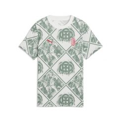 Młodzieżowa koszulka AC Milan FtblCulture Printed PUMA. Biała bluzki damskie Puma, m, bez wzorów, bez kołnierzyka, bez ramiączek. Za 129.00 zł.
