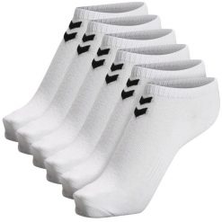 Skarpetki Hummel hmlCHEVRON 6-PACK ANKLE SOCKS uniwersalne. Czarne skarpetki damskie Hummel, bez wzorów. Za 77.00 zł.