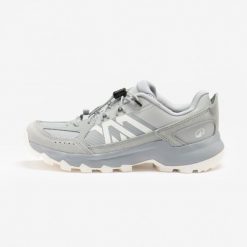 Buty turystyczne damskie Quechua MH500 Softer. Białe obuwie trekkingowe damskie QUECHUA, ze skóry, bez zapięcia. Za 289.99 zł.