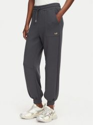 EA7 Emporio Armani Spodnie dresowe 7W000193 AF24375 U8117 Szary ciemny Regular Fit. Szare spodnie dresowe damskie EA7 Emporio Armani, xl, bez wzorów, z dresówki. Za 502.99 zł.