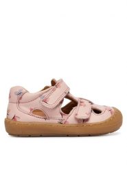 Froddo Sandały Ollie Sandal G2150186-13 M Beżowy. Brązowe sandały dziewczęce Froddo, ze skóry, bez obcasa, bez zapięcia. Za 339.99 zł.