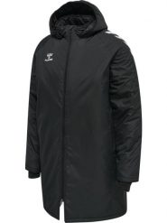 Kurtka parka HML CORE XK BENCH JACKET. Czarne parki damskie Hummel, l, z materiału, z kapturem. Za 280.00 zł.