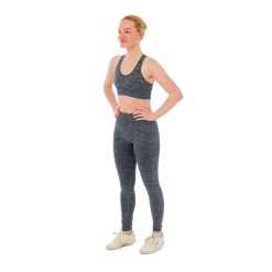 Damski zestaw sportowy Xtreme - legginsy sportowe + top sportowy - Antracyt. Szare legginsy damskie XTREME SOCKSWEAR, na fitness i siłownię. Za 177.99 zł.