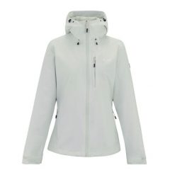 Wodoodporna Kurtka Damska Oklarna. Szare kurtki damskie Regatta, bez wzorów, bez kaptura. Za 399.99 zł.