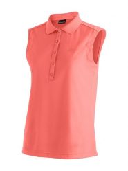 Maier Sports Koszulka funkcyjna polo "Ulrike" w kolorze czerwonym rozmiar: 46. Czerwone koszulki damskie Maier Sports, bez wzorów, z materiału, bez kołnierzyka, bez ramiączek. Za 96.60 zł.
