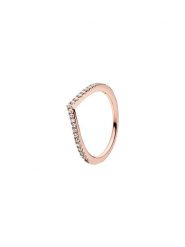 Pandora Pozłacany pierścionek z cyrkoniami rozmiar: 48. Żółte pierścionki damskie Pandora, z cyrkonią, pozłacane. Za 178.37 zł.