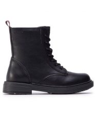 Geox Kozaki J Eclair G. D J049QD 000BC C9999 S Czarny. Czarne kozaki dziewczęce Geox, bez wzorów, ze skóry, bez obcasa, bez zapięcia. Za 239.99 zł.
