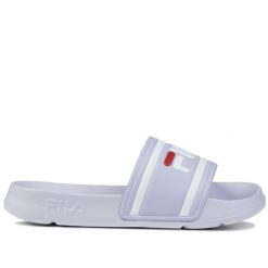 Klapki damskie na basen Fila MORRO BAY. Białe klapki damskie Fila, bez wzorów, z gumy, bez obcasa, bez zapięcia. Za 88.00 zł.