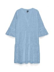 Vero Moda Sukienka w kolorze błękitnym rozmiar: S. Niebieskie sukienki damskie Vero Moda, bez wzorów, z bawełny, bez ramiączek. Za 105.38 zł.
