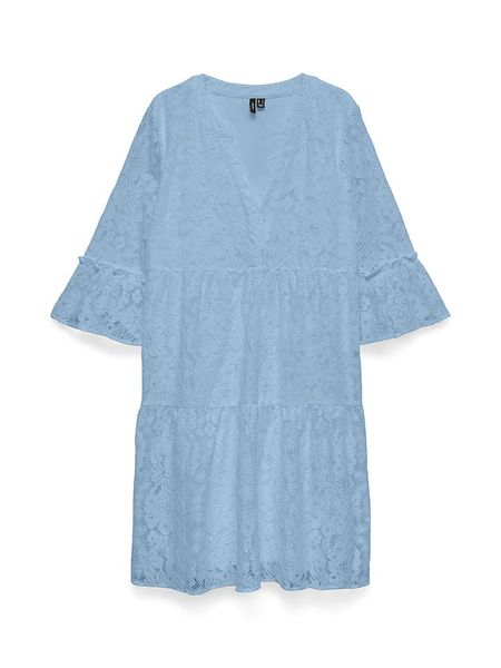 Vero Moda Sukienka w kolorze błękitnym rozmiar: M. Niebieskie sukienki damskie Vero Moda, bez wzorów, z bawełny, bez ramiączek. Za 124.95 zł.