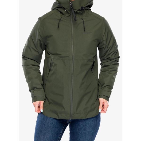 Kurtka ocieplana damska Didriksons Jennie Jacket 2. Zielone kurtki damskie Didriksons, bez wzorów, bez kaptura. Za 702.99 zł.