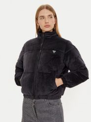 Guess Kurtka zimowa V4BL03 KBXI2 Czarny Regular Fit. Czarne kurtki damskie Guess, na zimę, xl, z aplikacjami, z syntetyku, bez kaptura. Za 559.99 zł.