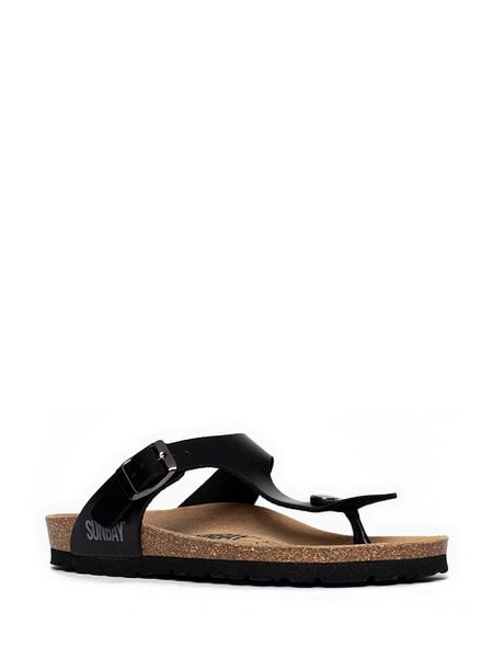 Sunbay Japonki "Cantaura" w kolorze czarnym rozmiar: 38. Czarne klapki damskie Sunbay, bez wzorów, z otwartym noskiem, bez obcasa, bez zapięcia. Za 132.36 zł.