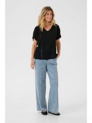 Cream Bluzka w kolorze czarnym rozmiar: M. Czarne bluzki damskie Cream, m, bez wzorów, bez kołnierzyka, bez ramiączek. Za 69.99 zł.