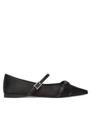 Max Mara Półbuty Satinflat 2514521272600 Czarny. Czarne półbuty damskie Max Mara, bez wzorów, z materiału, bez obcasa, na płaskiej podeszwie, bez zapięcia. Za 1,369.00 zł.