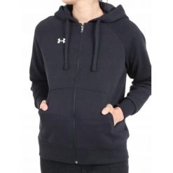 Bluza na co dzień Damska Under Armor Bawełniana Sportowa Zamek. Czarne bluzy damskie Under Armour, bez wzorów, z bawełny, bez kaptura. Za 189.00 zł.
