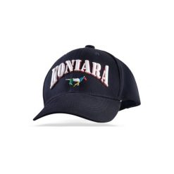 Czapka jeździecka z daszkiem GALOP WEAR Koniara Navy Edition. Niebieskie czapki z daszkiem damskie GALOP WEAR, bez wzorów, z bawełny. Za 129.00 zł.
