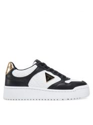 Guess Sneakersy FLJMI6 FAL12 Czarny. Czarne obuwie sportowe damskie Guess, ze skóry, bez zapięcia. Za 229.99 zł.