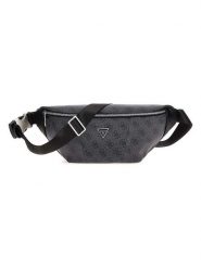 Guess Saszetka w kolorze czarnym - 37 x 15 x 7 cm rozmiar: onesize. Czarne nerki i saszetki damskie Guess, z aplikacjami, z materiału. Za 272.31 zł.