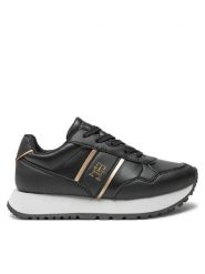 Tommy Hilfiger Sneakersy Low Cut Lace-Up Sneaker T3A9-33548-1695 M Czarny. Czarne buty sportowe dziewczęce Tommy Hilfiger, bez wzorów, ze skóry, bez zapięcia. Za 239.99 zł.