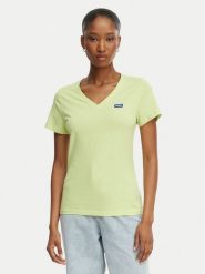 HUGO T-Shirt Classic 50513667 Zielony jasny Slim Fit. Zielone t-shirty damskie Hugo, m, bez wzorów, z bawełny, bez kołnierzyka. Za 199.99 zł.