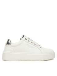 Nine West Sneakersy SS25-3C066 Biały. Białe obuwie sportowe damskie Nine West, z materiału, bez zapięcia. Za 279.99 zł.