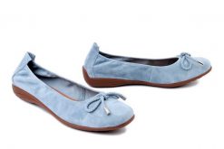 JOSEF SEIBEL 74809 984 535 Fenja 09 skyblue, baleriny damskie. Niebieskie balerinki damskie Josef Seibel, bez wzorów, ze skóry. Za 305.92 zł.