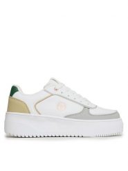 Sergio Tacchini Sneakersy Alexa STF231W021-10 Biały. Białe obuwie sportowe damskie sergio tacchini, ze skóry, bez zapięcia. W wyprzedaży za 129.99 zł.