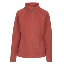 Kurtka Damska Trouper Ze Skórzanym Wykończeniem Z Polaru. Czerwone kurtki damskie Trespass, na zimę, s, bez wzorów, z dzianiny, bez kaptura. Za 52.99 zł.