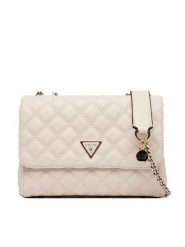 Guess Torebka Giully II HWQG96 73200 Kremowy. Białe torebki klasyczne damskie Guess, ze skóry, bez dodatków. Za 589.99 zł.