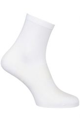 Skarpetki rowerowe wysokie oddychające 19 cm białe Essential. Białe skarpetki damskie AGU, bez wzorów, z materiału. Za 112.05 zł.