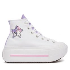 Trampki Converse. Białe trampki damskie Converse, bez wzorów, bez zapięcia. Za 449.99 zł.