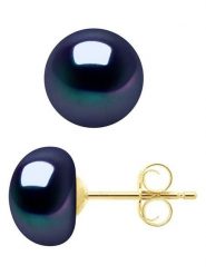 Pearl Addict Kolczyki-wkrętki z perłami tahiti rozmiar: onesize. Żółte kolczyki damskie Pearl Addict, z perłą, złote. Za 188.85 zł.