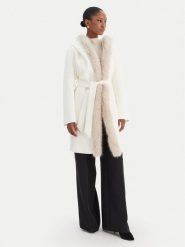 Rinascimento Płaszcz zimowy CFC0126714003 Écru Regular Fit. Płaszcze damskie Rinascimento, na zimę, l, bez wzorów, z syntetyku, bez kaptura. Za 1,149.00 zł.