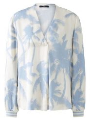 Oui Bluzka w kolorze białym rozmiar: 34. Białe bluzki damskie Oui, bez wzorów, z wiskozy, bez kołnierzyka, bez ramiączek. Za 165.99 zł.