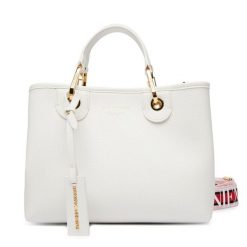 Torebka Emporio Armani. Białe torebki klasyczne damskie Emporio Armani, bez dodatków. Za 1,209.00 zł.