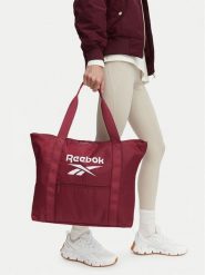 Reebok Torebka CWBEO-RBK-M-013-10 Czerwony ciemny. Czerwone shopper bag Reebok, bez wzorów, z materiału, bez dodatków. Za 79.99 zł.