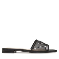 Klapki Call It Spring. Czarne klapki damskie Call it Spring, bez wzorów, bez obcasa, bez zapięcia. Za 159.99 zł.