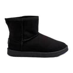Śniegowce Damskie Cross Jeans MM2R4024 Czarne. Czarne śniegowce damskie z gumy, za kostkę. Za 142.48 zł.