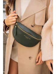 Maison héritage PARIS Skórzana saszetka "Kimi" w kolorze granatowym - 28 x 15 x 5 cm rozmiar: onesize. Niebieskie nerki i saszetki damskie maison héritage PARIS, bez wzorów, z materiału. Za 217.99 zł.